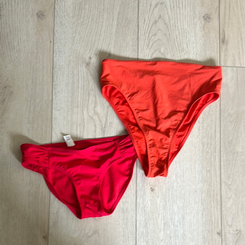 Athleta Vibrant Red Bikini Bottoms